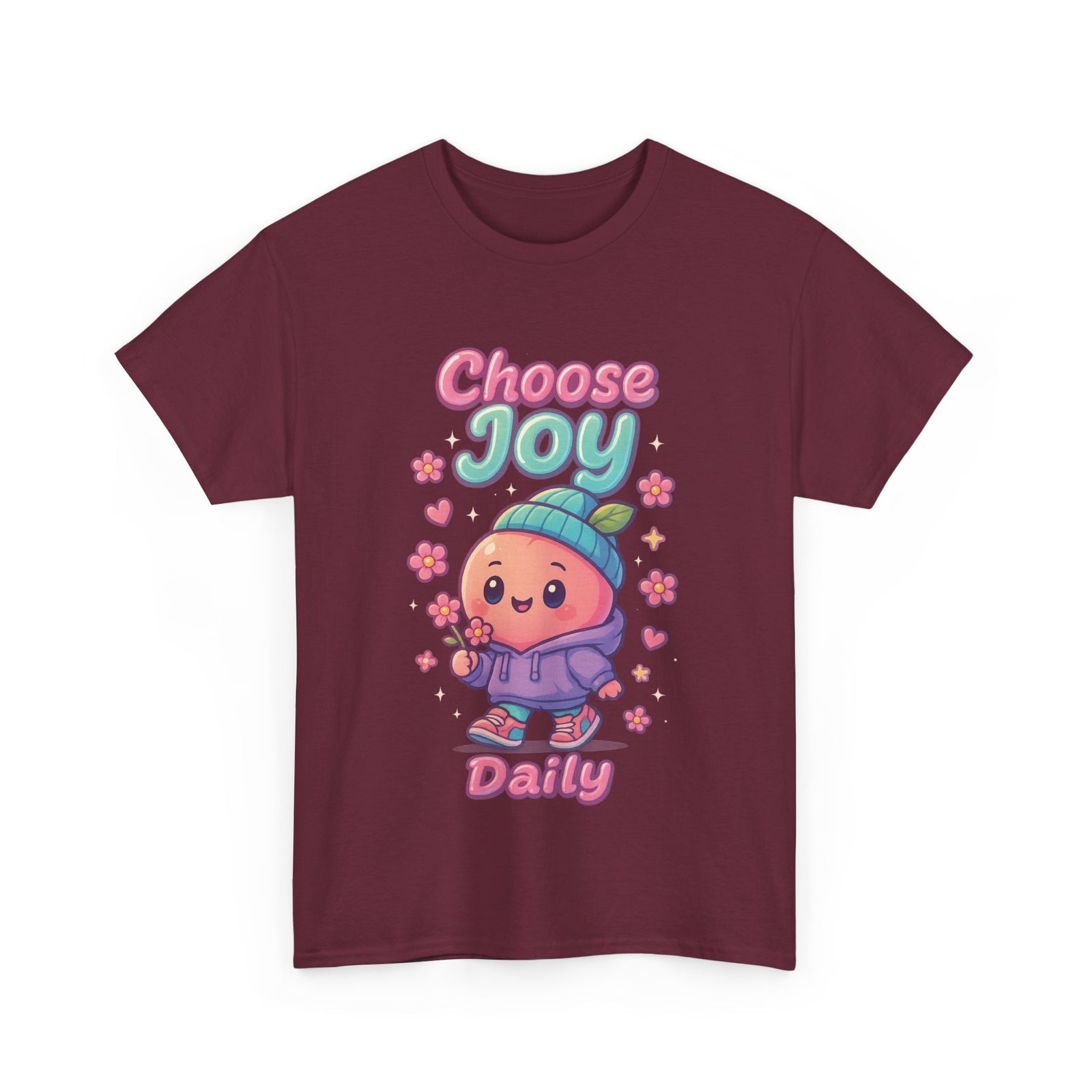 Cute 'Choose Joy Daily' Unisex Tee, Happy Shirt, Gift for Friends, Positive Vibes, Everyday Wear, Cheerful Apparel