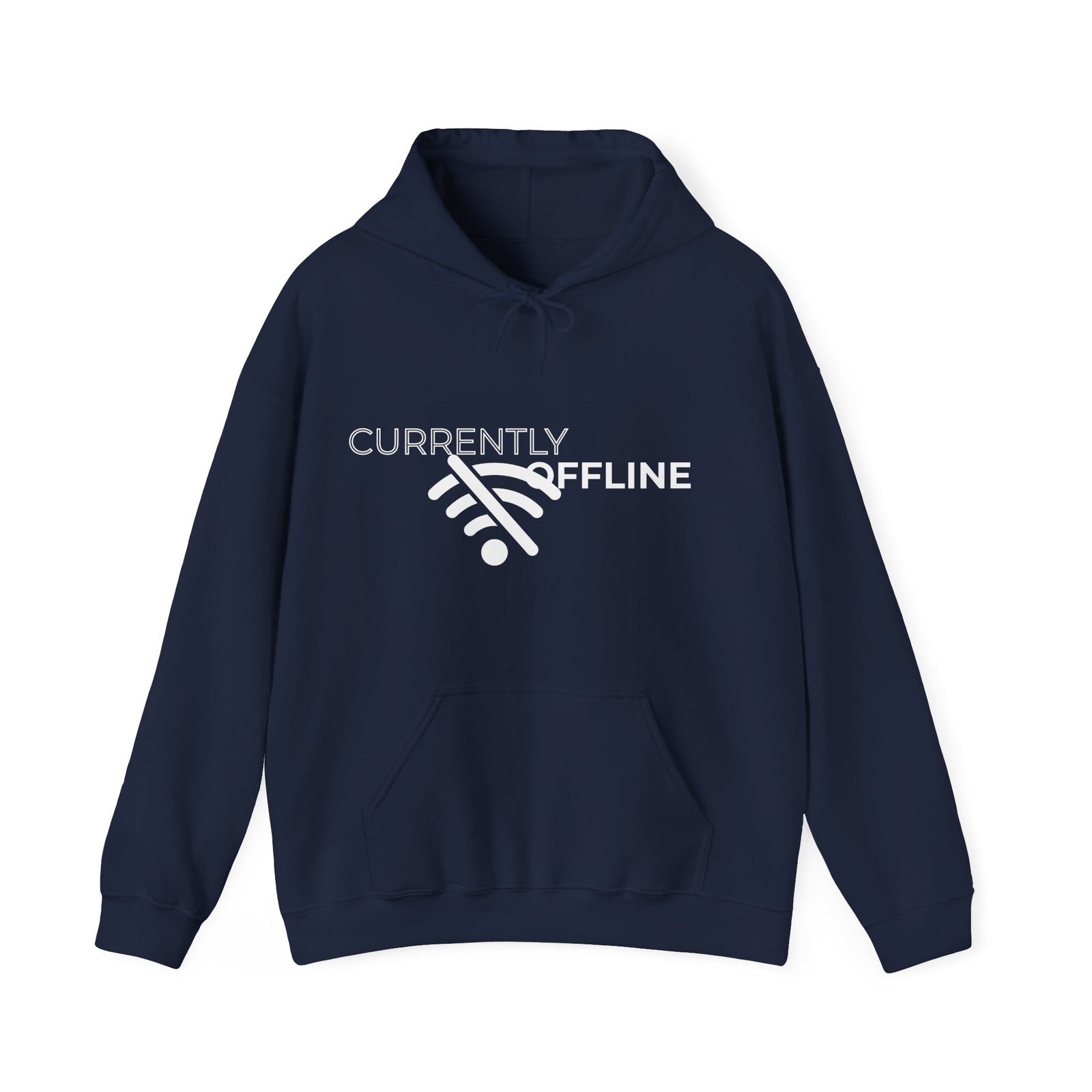 Currently Offline Unisex Heavy Blend Hoodie, Cozy Sweatshirt Gift, Casual Loungewear, Relaxed Fashion, Streetwear, Relaxation Apparel