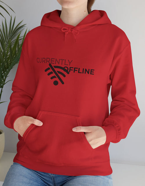 Load image into Gallery viewer, Currently Offline Unisex Heavy Blend Hoodie, Cozy Sweatshirt Gift, Casual Loungewear, Relaxed Fashion, Streetwear, Relaxation Apparel
