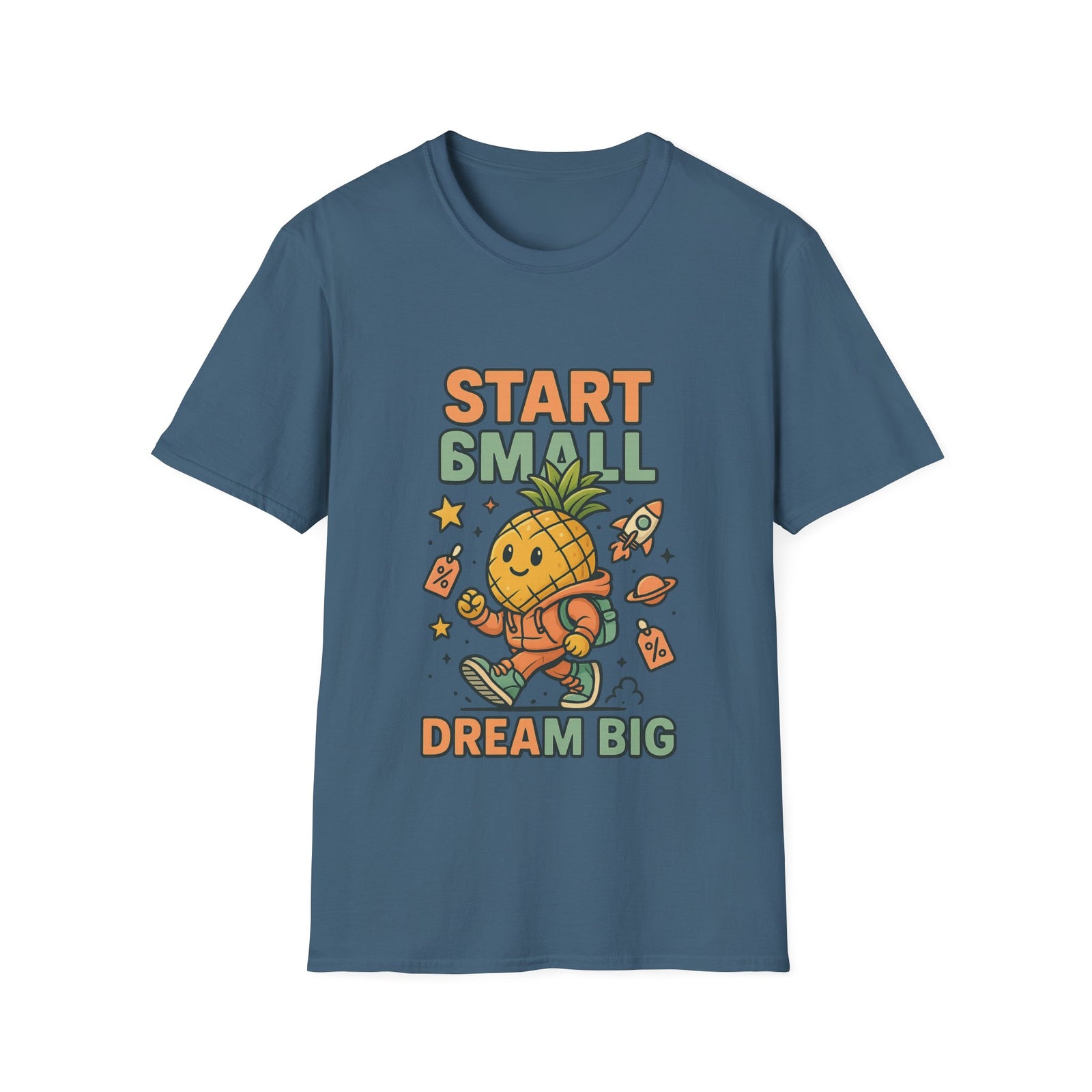Cute Pineapple Motivational Unisex T-Shirt, Fun Graphic Tee, Inspirational Shirt, Gift for Dreamers, Casual Wear