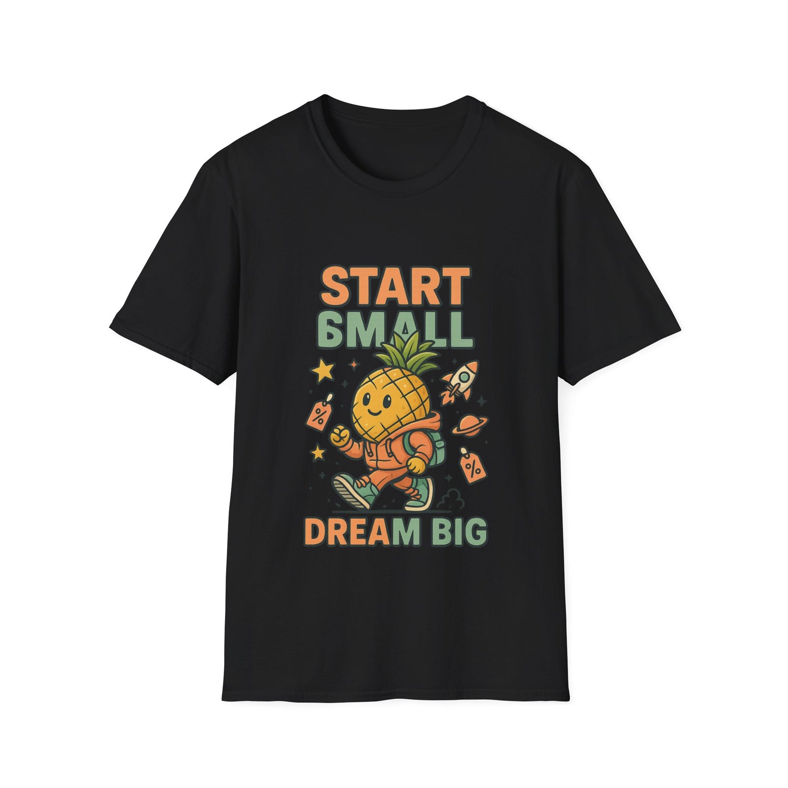 Cute Pineapple Motivational Unisex T-Shirt, Fun Graphic Tee, Inspirational Shirt, Gift for Dreamers, Casual Wear