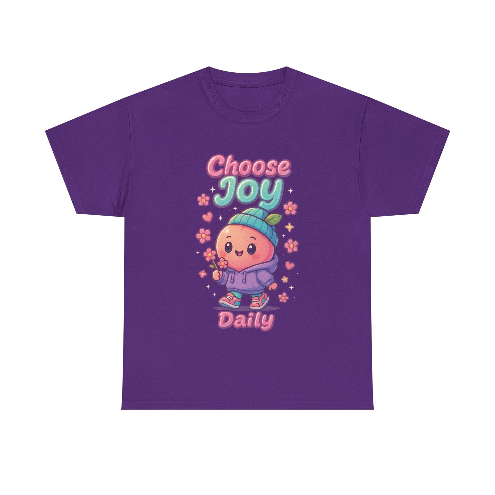 Cute 'Choose Joy Daily' Unisex Tee, Happy Shirt, Gift for Friends, Positive Vibes, Everyday Wear, Cheerful Apparel