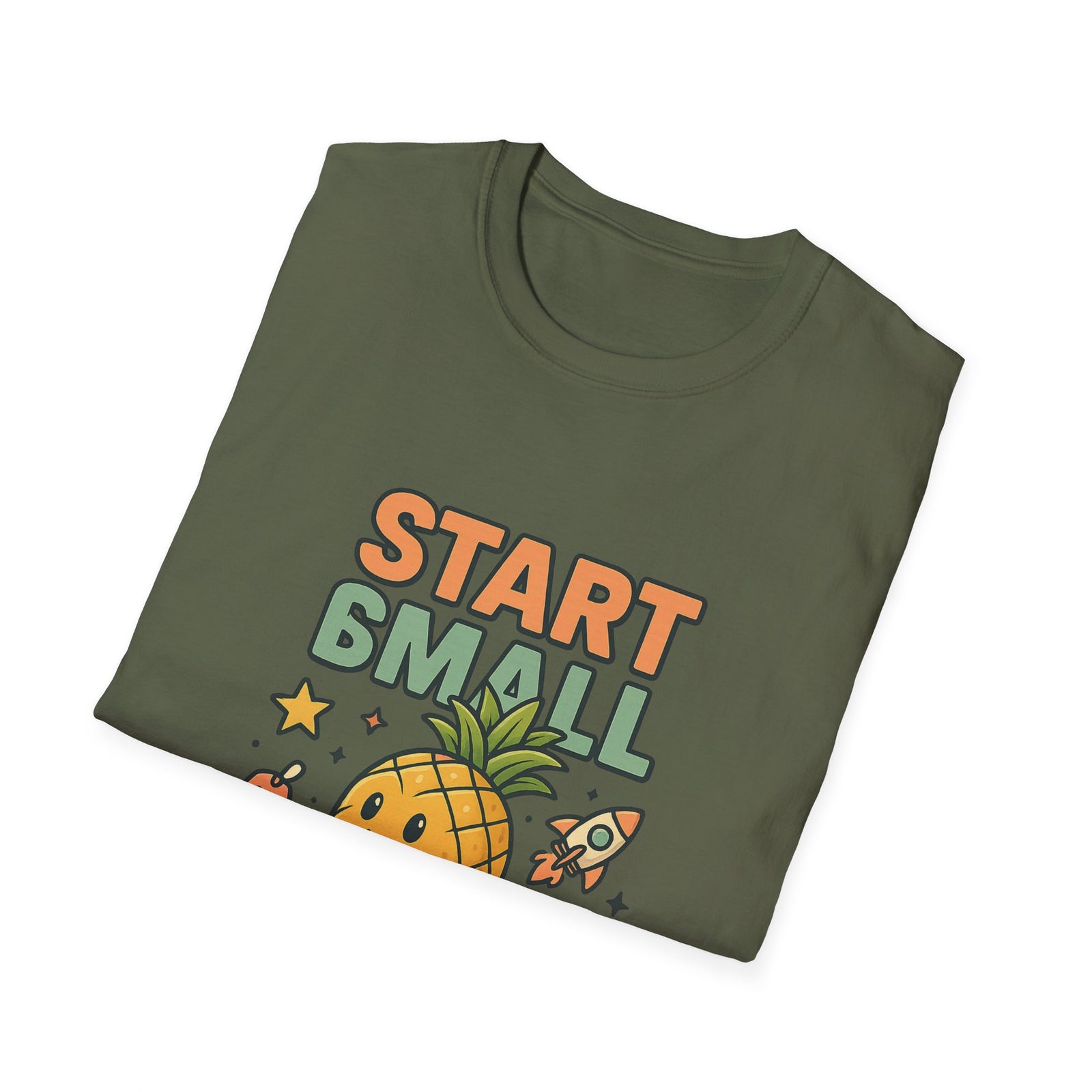 Cute Pineapple Motivational Unisex T-Shirt, Fun Graphic Tee, Inspirational Shirt, Gift for Dreamers, Casual Wear