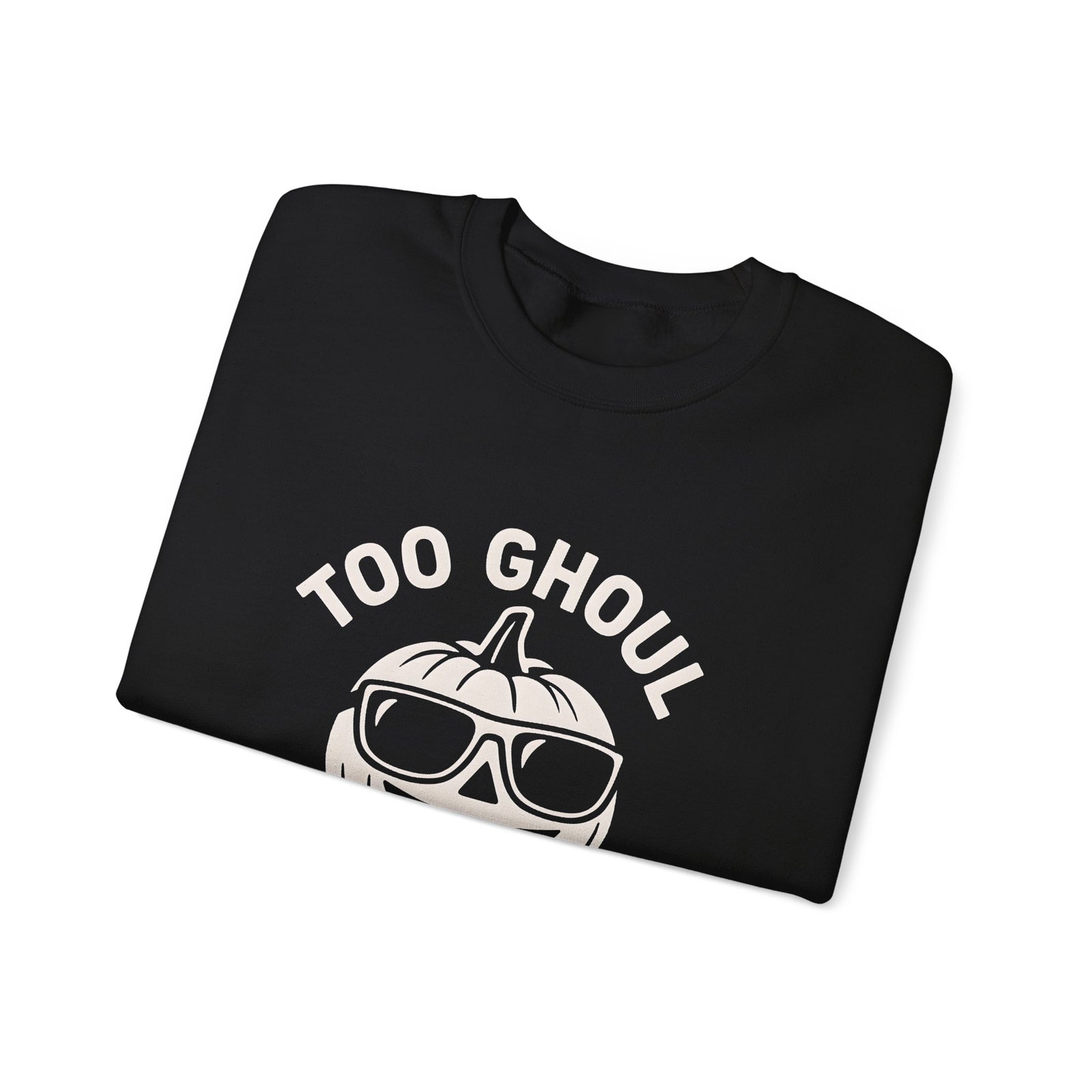 Halloween-Themed Crewneck Sweatshirt, Spooky Sweatshirt, Comfortable Fall Apparel, Gifts for Students, Unisex Halloween Clothing