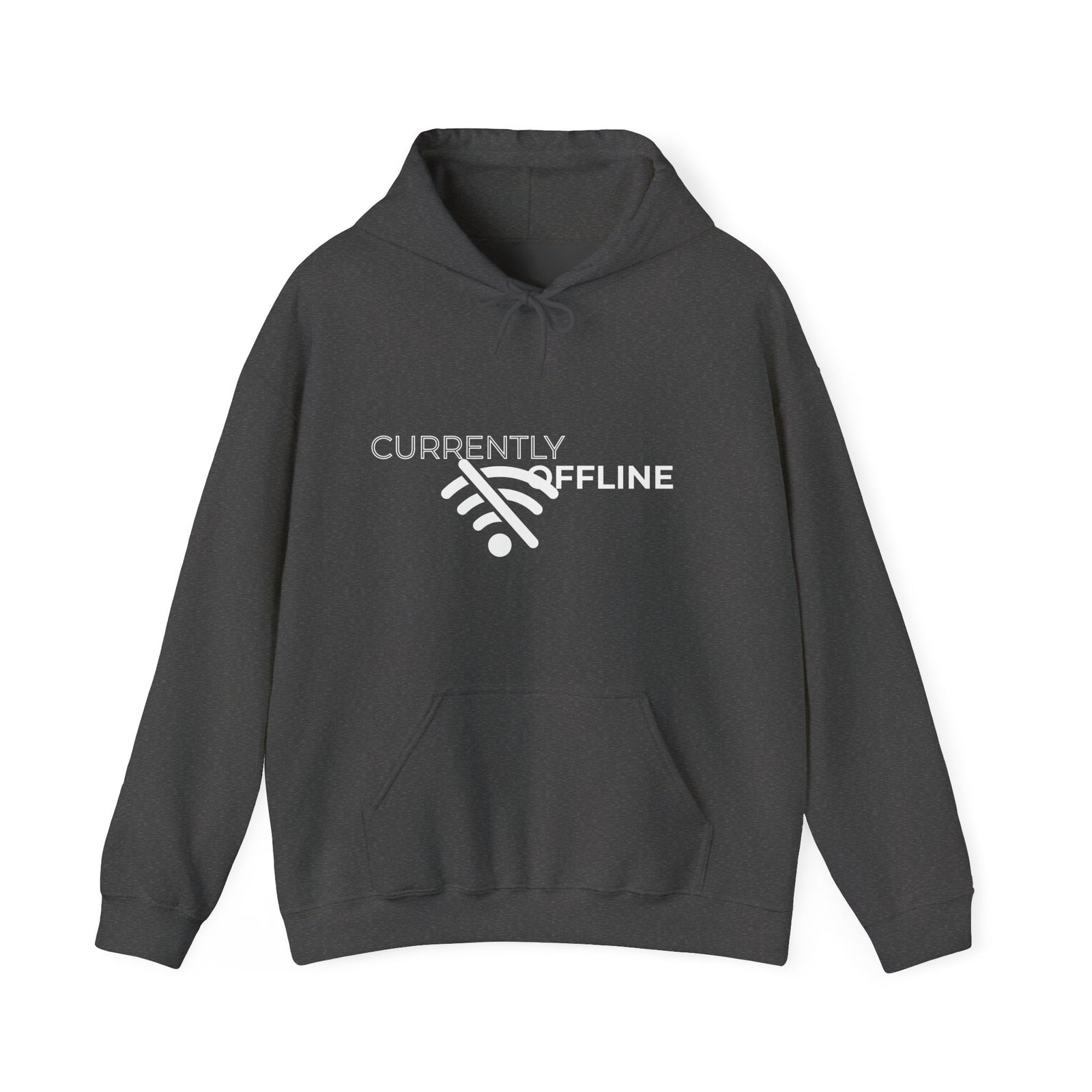 Currently Offline Unisex Heavy Blend Hoodie, Cozy Sweatshirt Gift, Casual Loungewear, Relaxed Fashion, Streetwear, Relaxation Apparel
