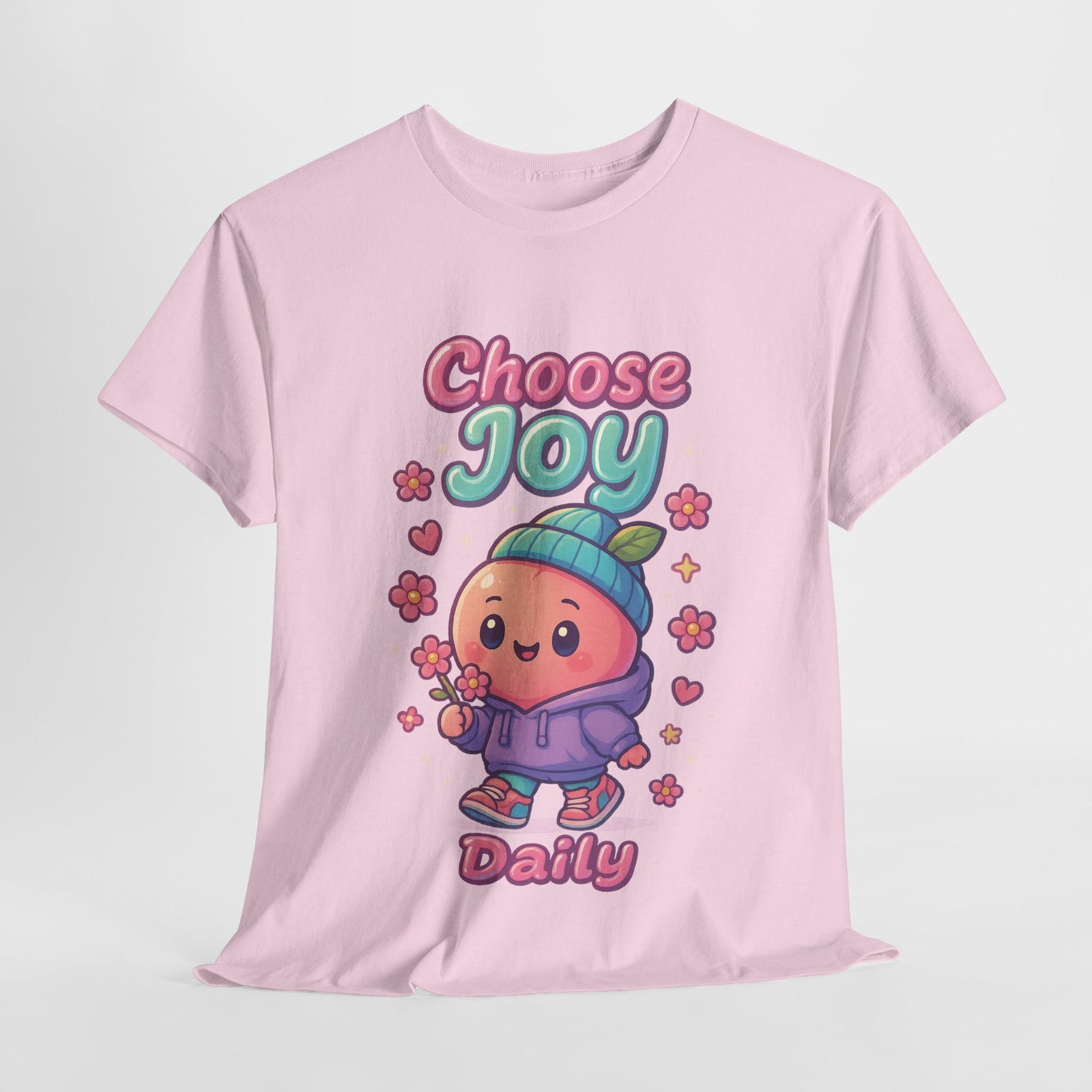 Cute 'Choose Joy Daily' Unisex Tee, Happy Shirt, Gift for Friends, Positive Vibes, Everyday Wear, Cheerful Apparel