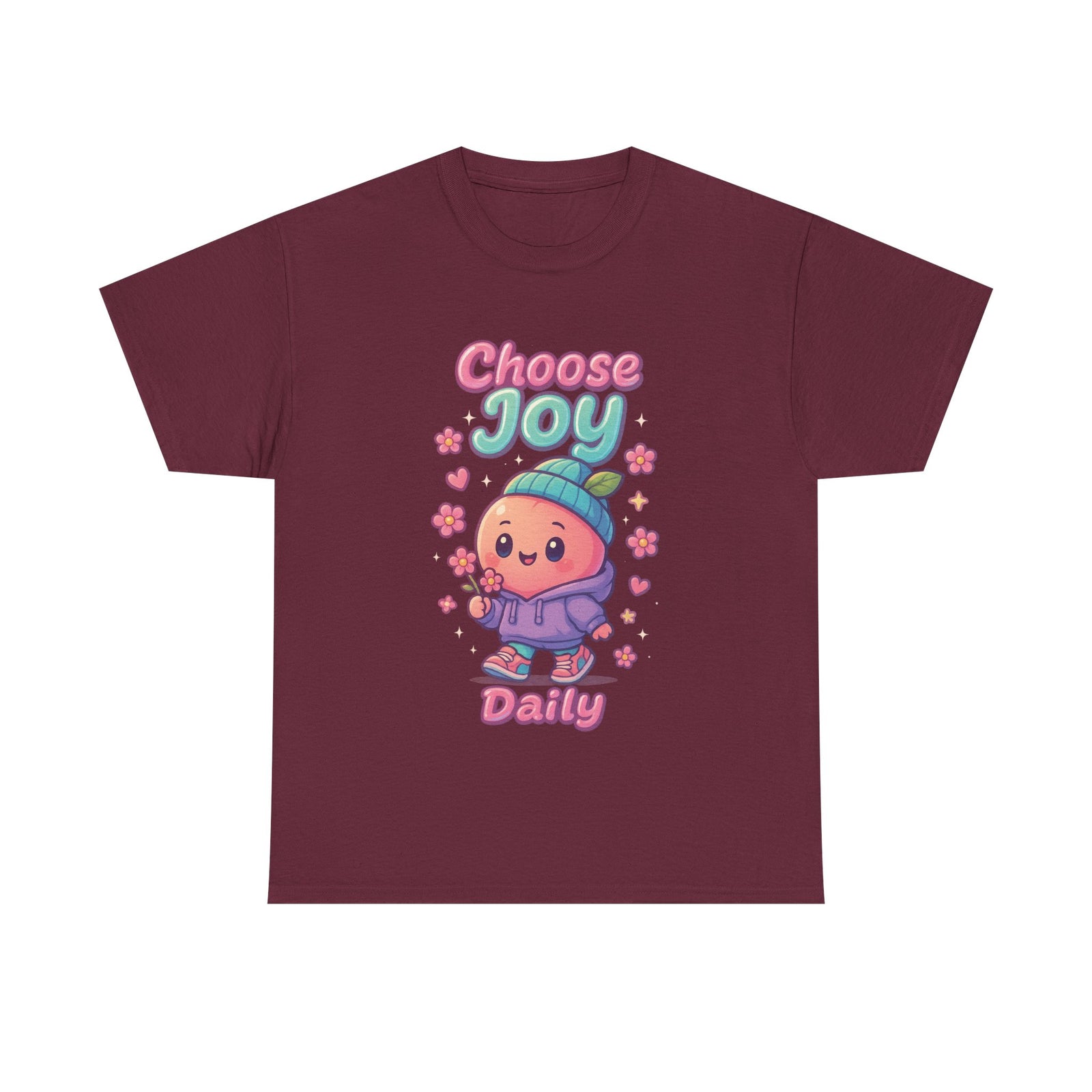 Cute 'Choose Joy Daily' Unisex Tee, Happy Shirt, Gift for Friends, Positive Vibes, Everyday Wear, Cheerful Apparel