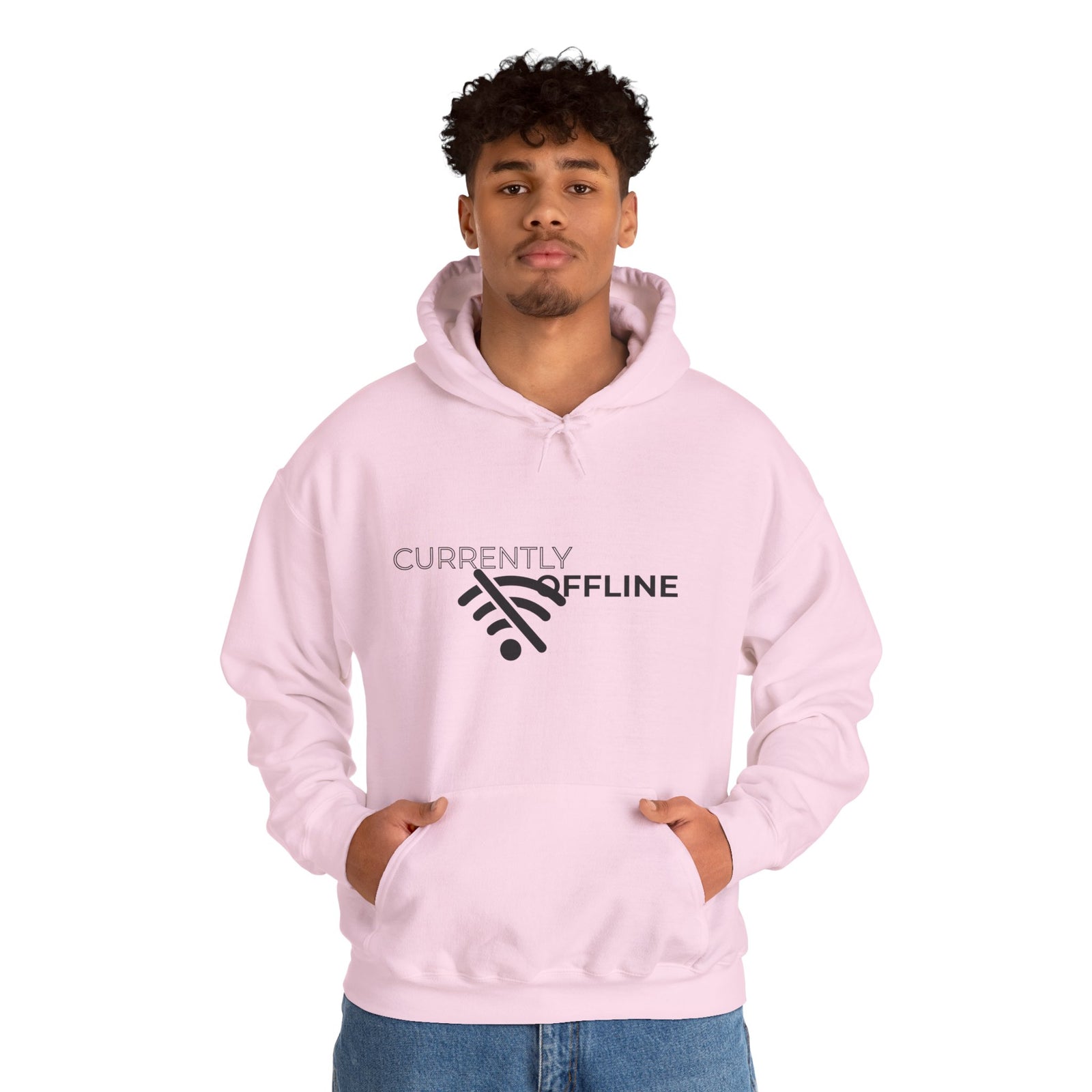 Currently Offline Unisex Heavy Blend Hoodie, Cozy Sweatshirt Gift, Casual Loungewear, Relaxed Fashion, Streetwear, Relaxation Apparel