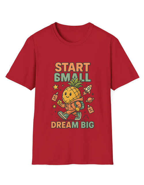 Load image into Gallery viewer, Cute Pineapple Motivational Unisex T-Shirt, Fun Graphic Tee, Inspirational Shirt, Gift for Dreamers, Casual Wear
