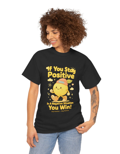 Load image into Gallery viewer, Positive Vibes Tee, Uplifting Graphic T-Shirt, Motivational Apparel, Gift for Friends, Casual Wear, Unisex Fashion
