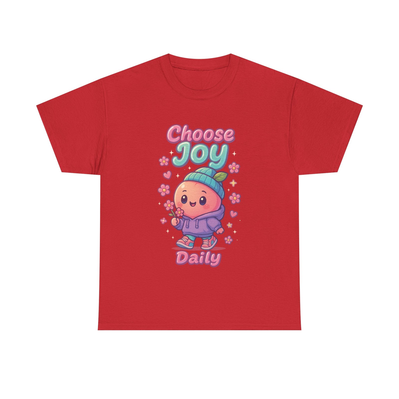 Cute 'Choose Joy Daily' Unisex Tee, Happy Shirt, Gift for Friends, Positive Vibes, Everyday Wear, Cheerful Apparel