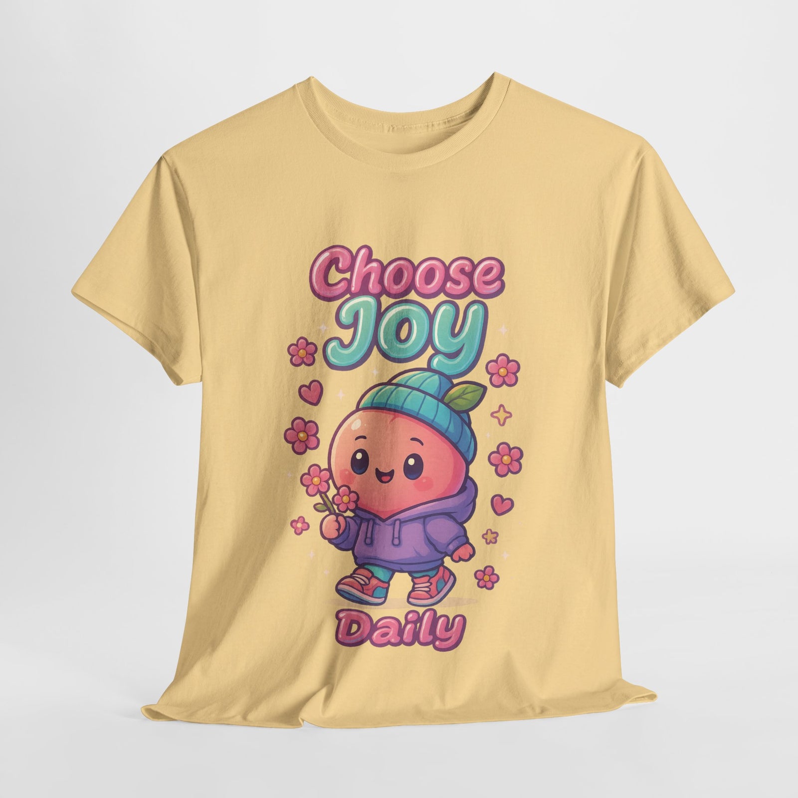 Cute 'Choose Joy Daily' Unisex Tee, Happy Shirt, Gift for Friends, Positive Vibes, Everyday Wear, Cheerful Apparel