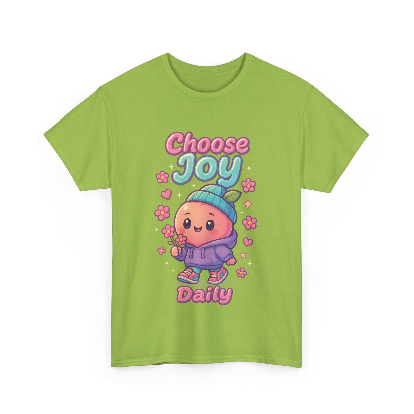 Cute 'Choose Joy Daily' Unisex Tee, Happy Shirt, Gift for Friends, Positive Vibes, Everyday Wear, Cheerful Apparel
