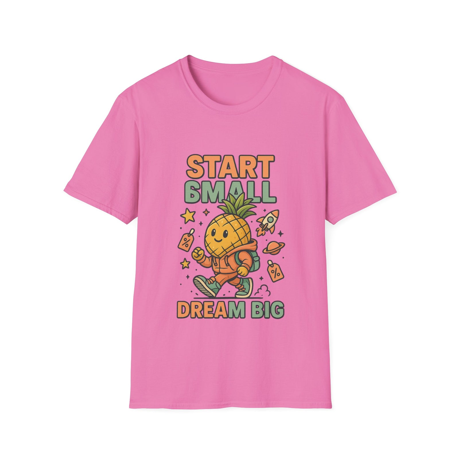 Cute Pineapple Motivational Unisex T-Shirt, Fun Graphic Tee, Inspirational Shirt, Gift for Dreamers, Casual Wear