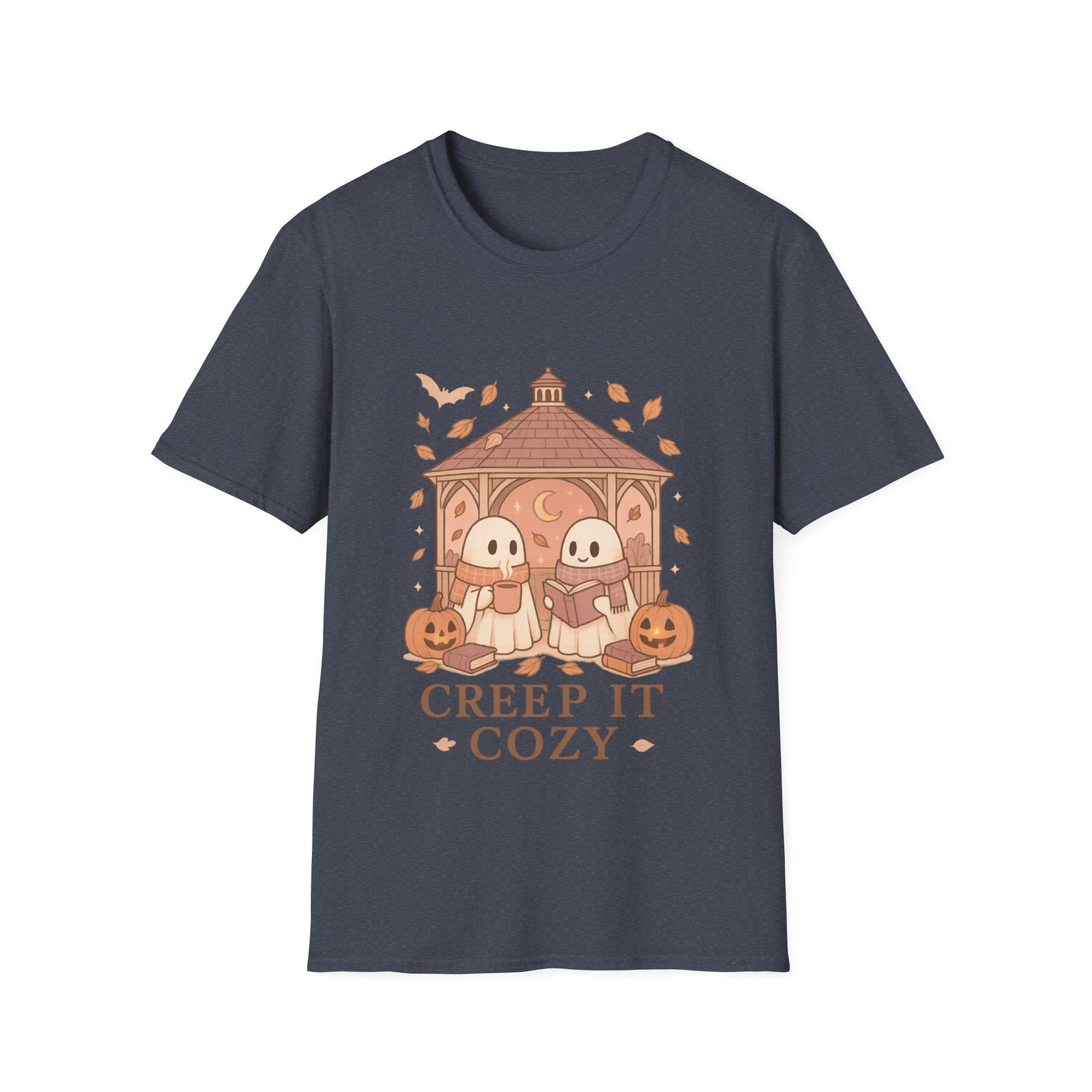 Cozy Creep It Unisex T-Shirt, Perfect for Halloween, Casual Fall Fashion, Gift for Friends, Pumpkin Lovers, Autumn Vibes