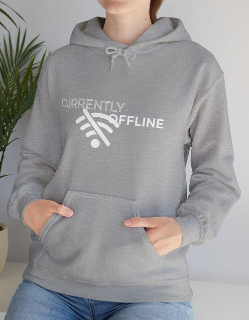 Load image into Gallery viewer, Currently Offline Unisex Heavy Blend Hoodie, Cozy Sweatshirt Gift, Casual Loungewear, Relaxed Fashion, Streetwear, Relaxation Apparel
