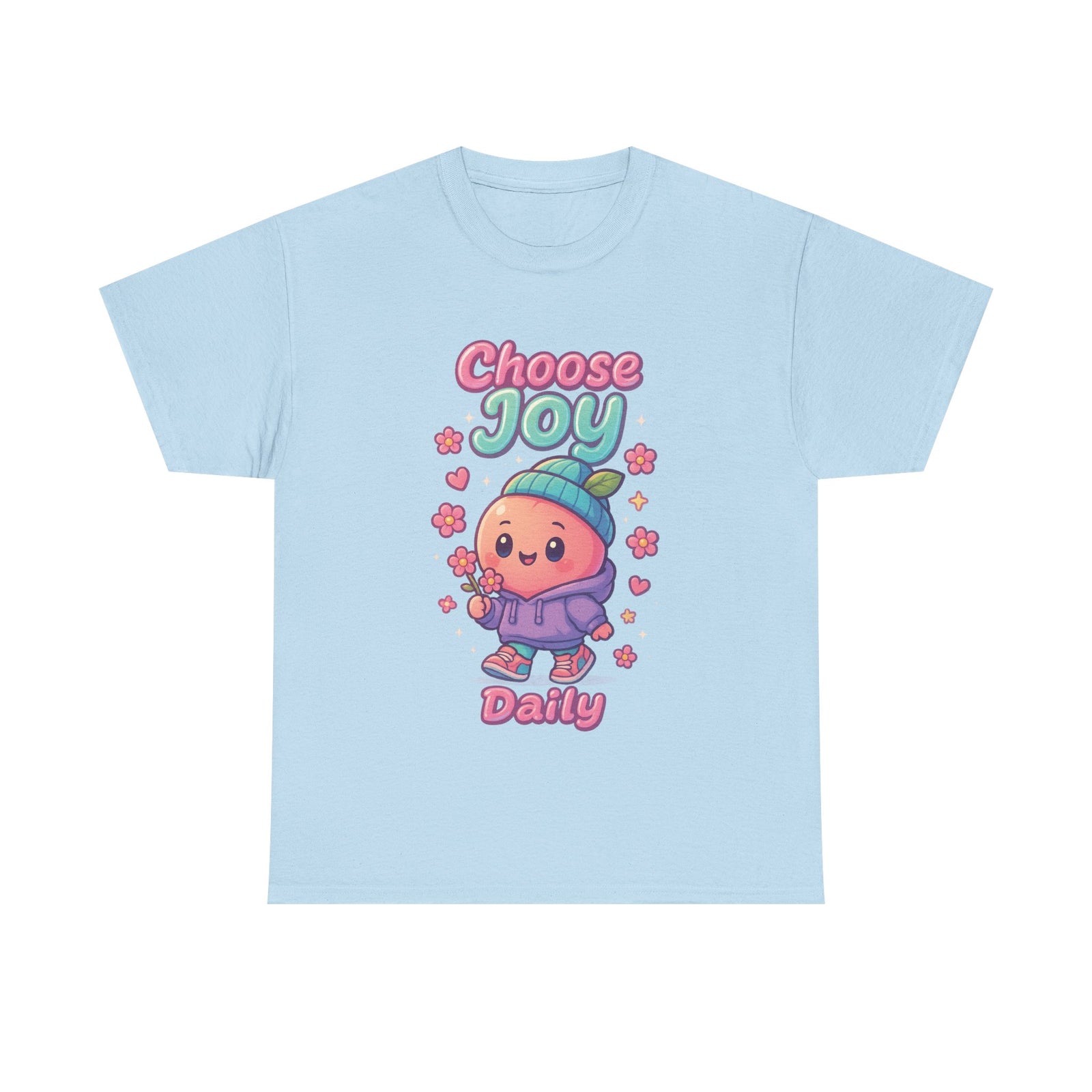Cute 'Choose Joy Daily' Unisex Tee, Happy Shirt, Gift for Friends, Positive Vibes, Everyday Wear, Cheerful Apparel