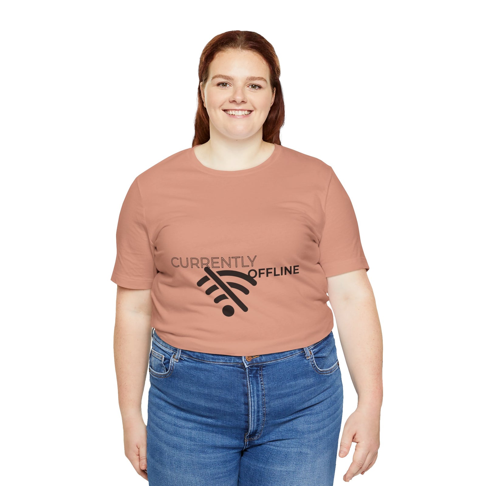 Currently Offline Unisex Tee, Casual Shirt, Comfortable T-Shirt, Tech Humor Clothing, Gift for Gamers, Relaxed Fit Apparel