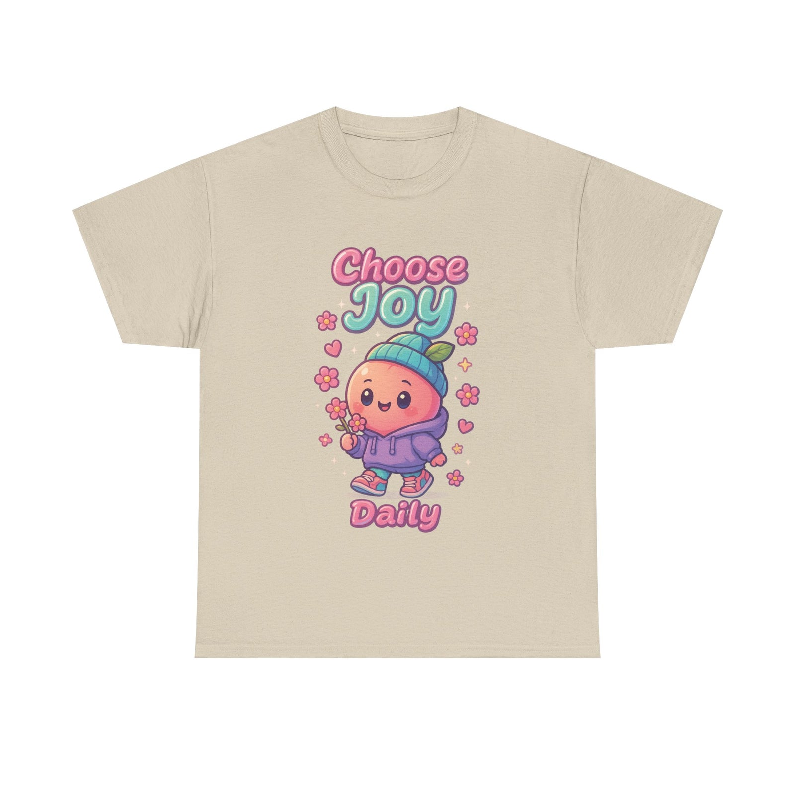 Cute 'Choose Joy Daily' Unisex Tee, Happy Shirt, Gift for Friends, Positive Vibes, Everyday Wear, Cheerful Apparel