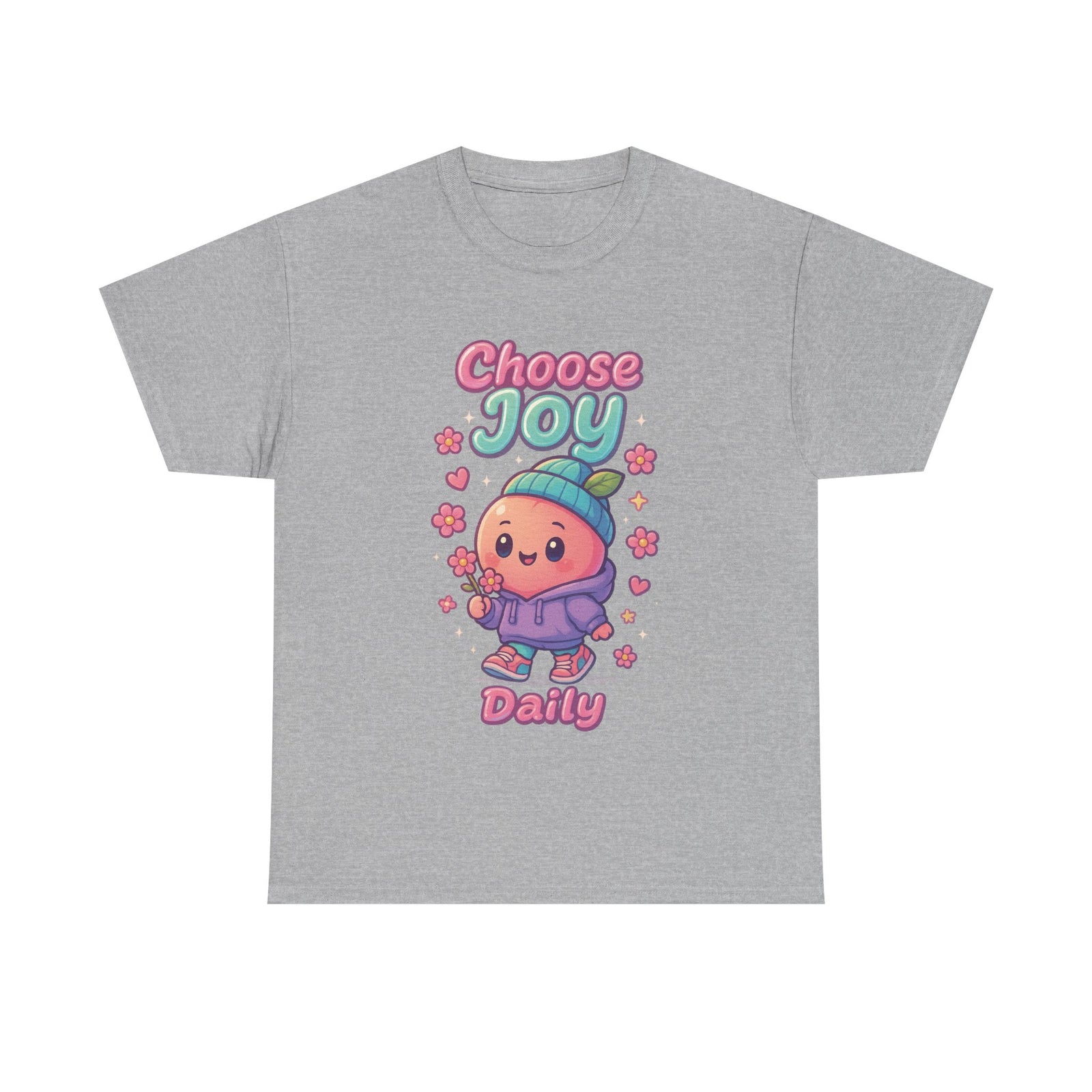 Cute 'Choose Joy Daily' Unisex Tee, Happy Shirt, Gift for Friends, Positive Vibes, Everyday Wear, Cheerful Apparel