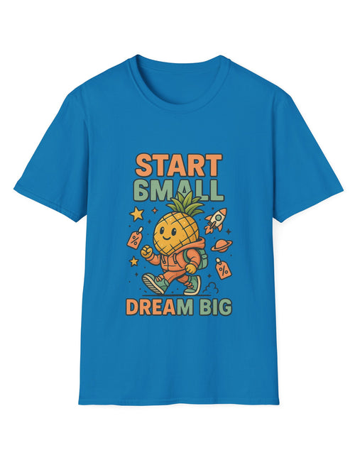 Load image into Gallery viewer, Cute Pineapple Motivational Unisex T-Shirt, Fun Graphic Tee, Inspirational Shirt, Gift for Dreamers, Casual Wear
