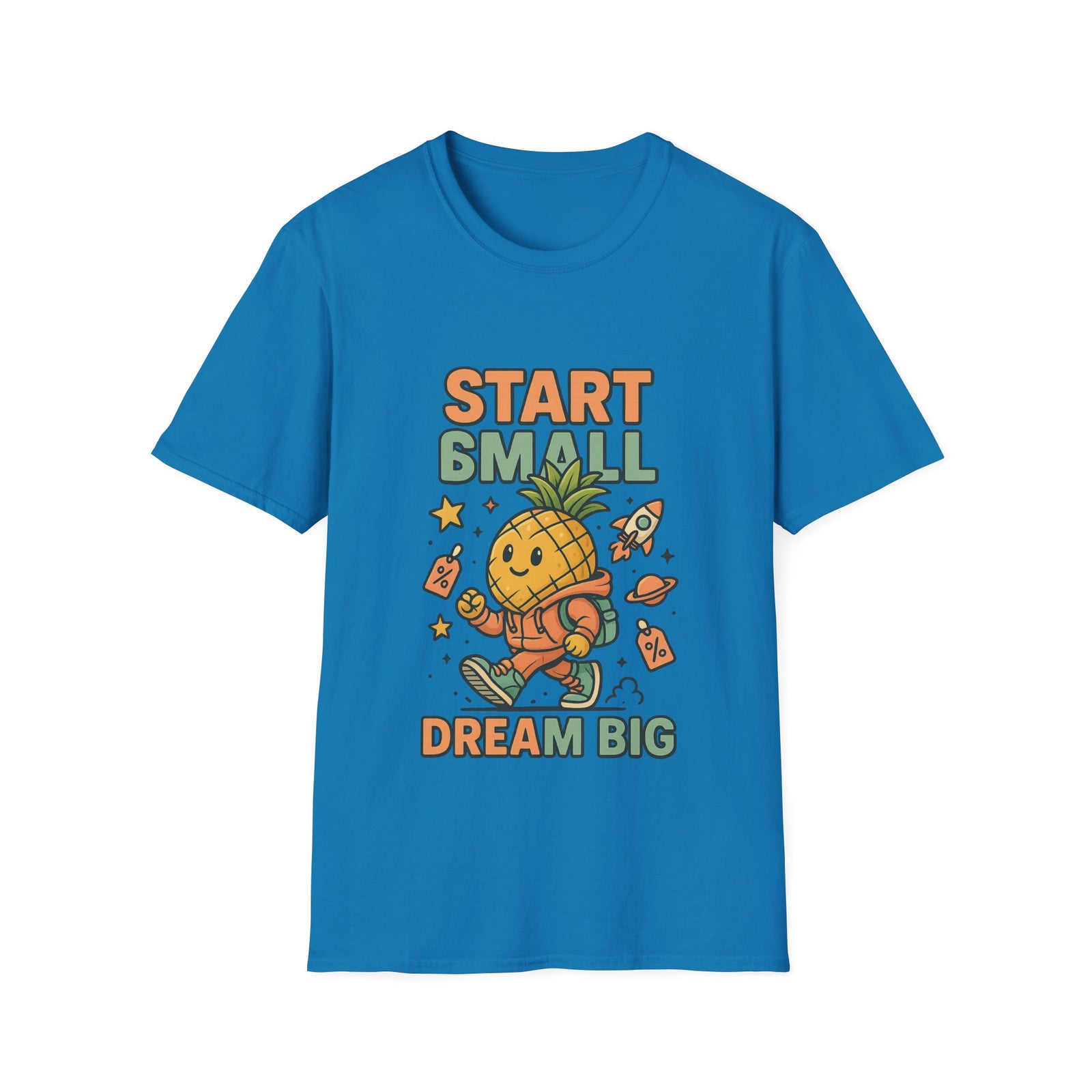 Cute Pineapple Motivational Unisex T-Shirt, Fun Graphic Tee, Inspirational Shirt, Gift for Dreamers, Casual Wear