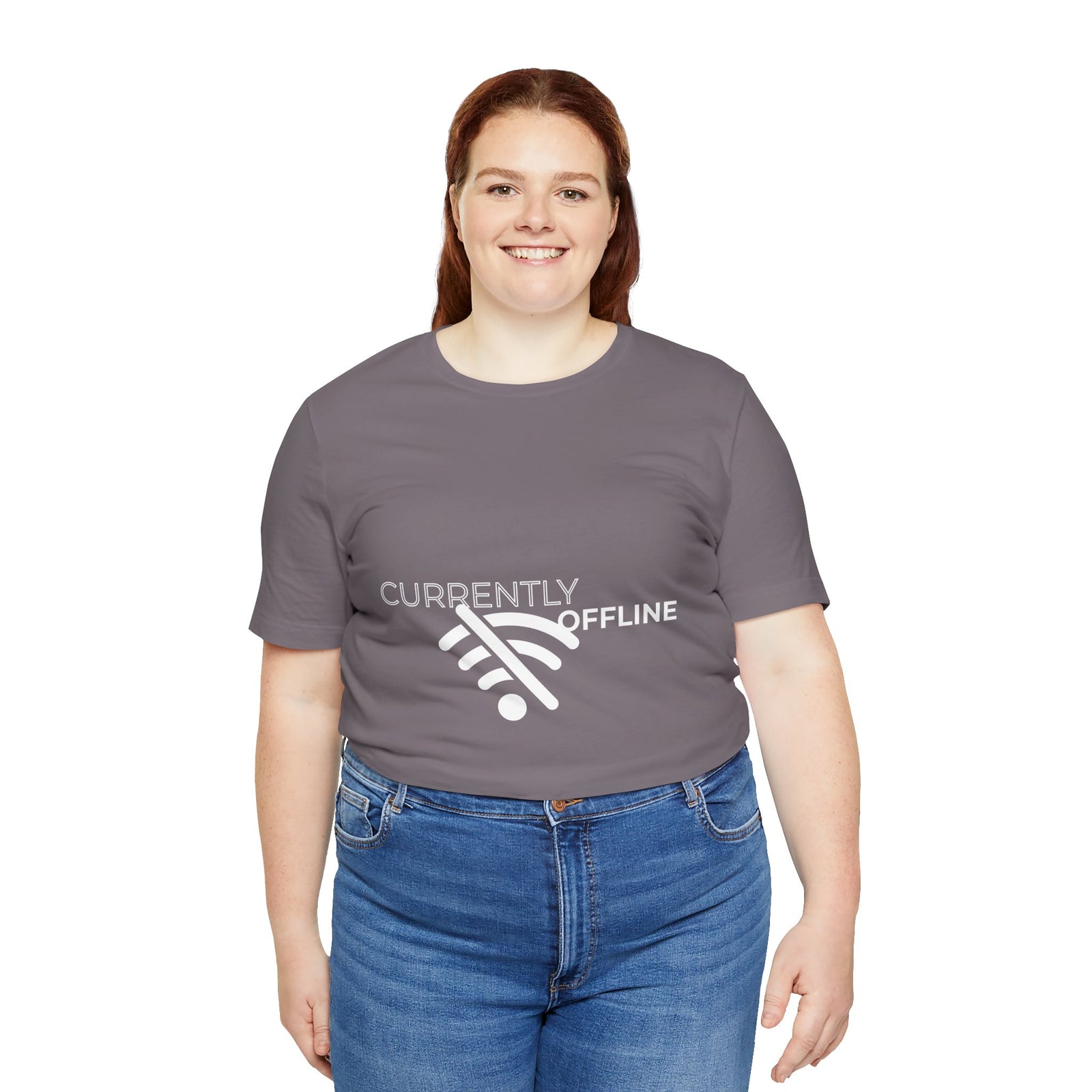 Currently Offline Unisex Tee, Casual Shirt, Comfortable T-Shirt, Tech Humor Clothing, Gift for Gamers, Relaxed Fit Apparel