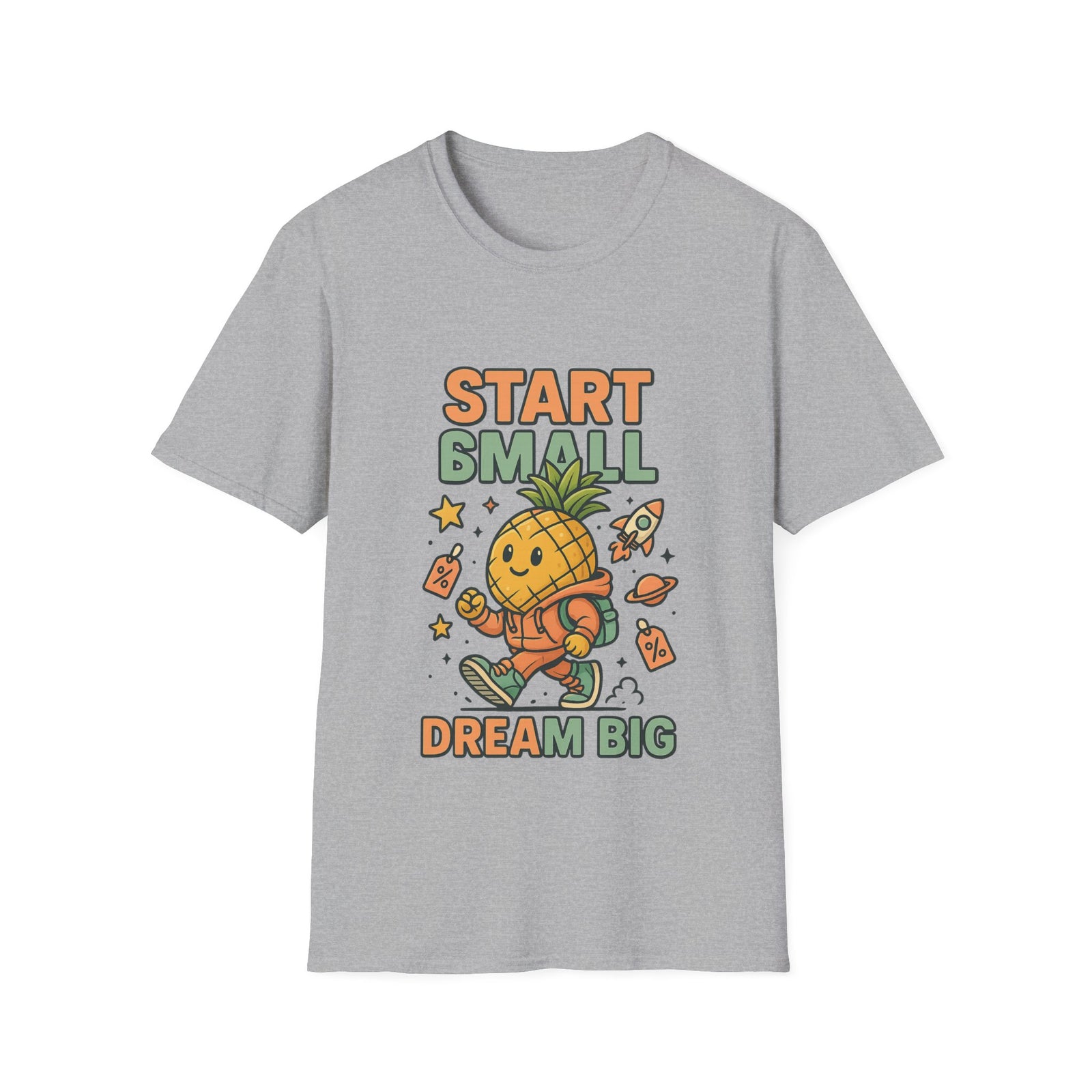 Cute Pineapple Motivational Unisex T-Shirt, Fun Graphic Tee, Inspirational Shirt, Gift for Dreamers, Casual Wear