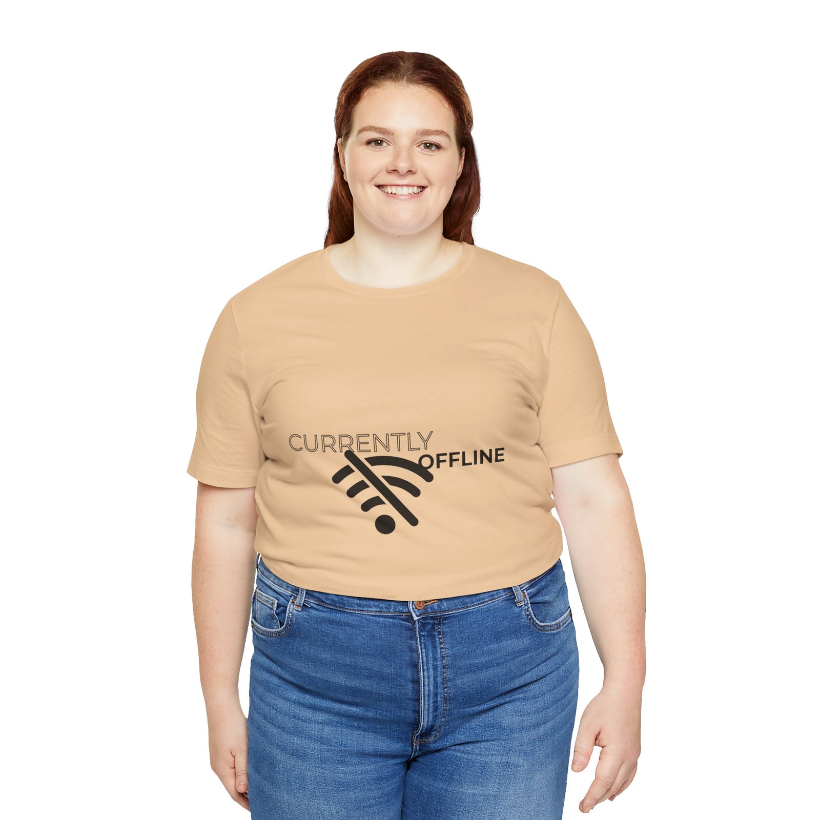 Currently Offline Unisex Tee, Casual Shirt, Comfortable T-Shirt, Tech Humor Clothing, Gift for Gamers, Relaxed Fit Apparel