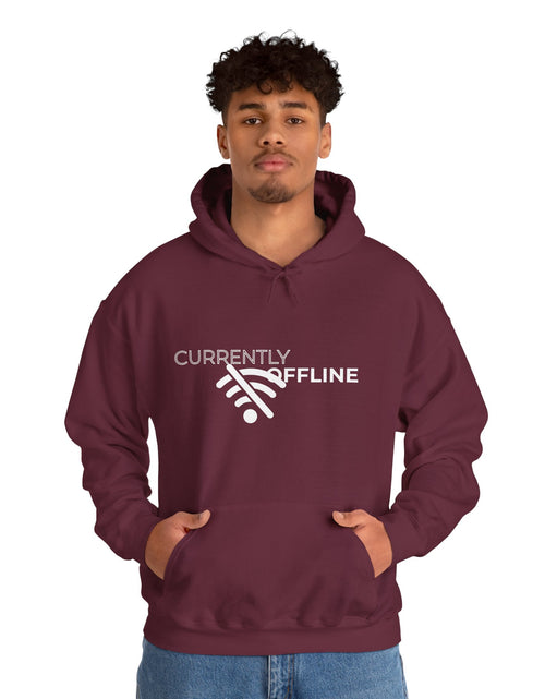 Load image into Gallery viewer, Currently Offline Unisex Heavy Blend Hoodie, Cozy Sweatshirt Gift, Casual Loungewear, Relaxed Fashion, Streetwear, Relaxation Apparel
