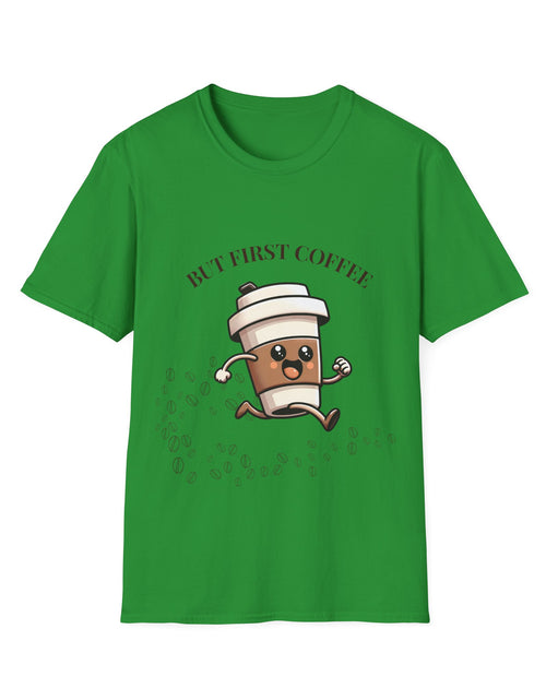 Load image into Gallery viewer, Funny Coffee Lover T-Shirt, Unisex Graphic Tee for Coffee Enthusiasts, Great Gift for Birthdays, Holidays, or Just Because
