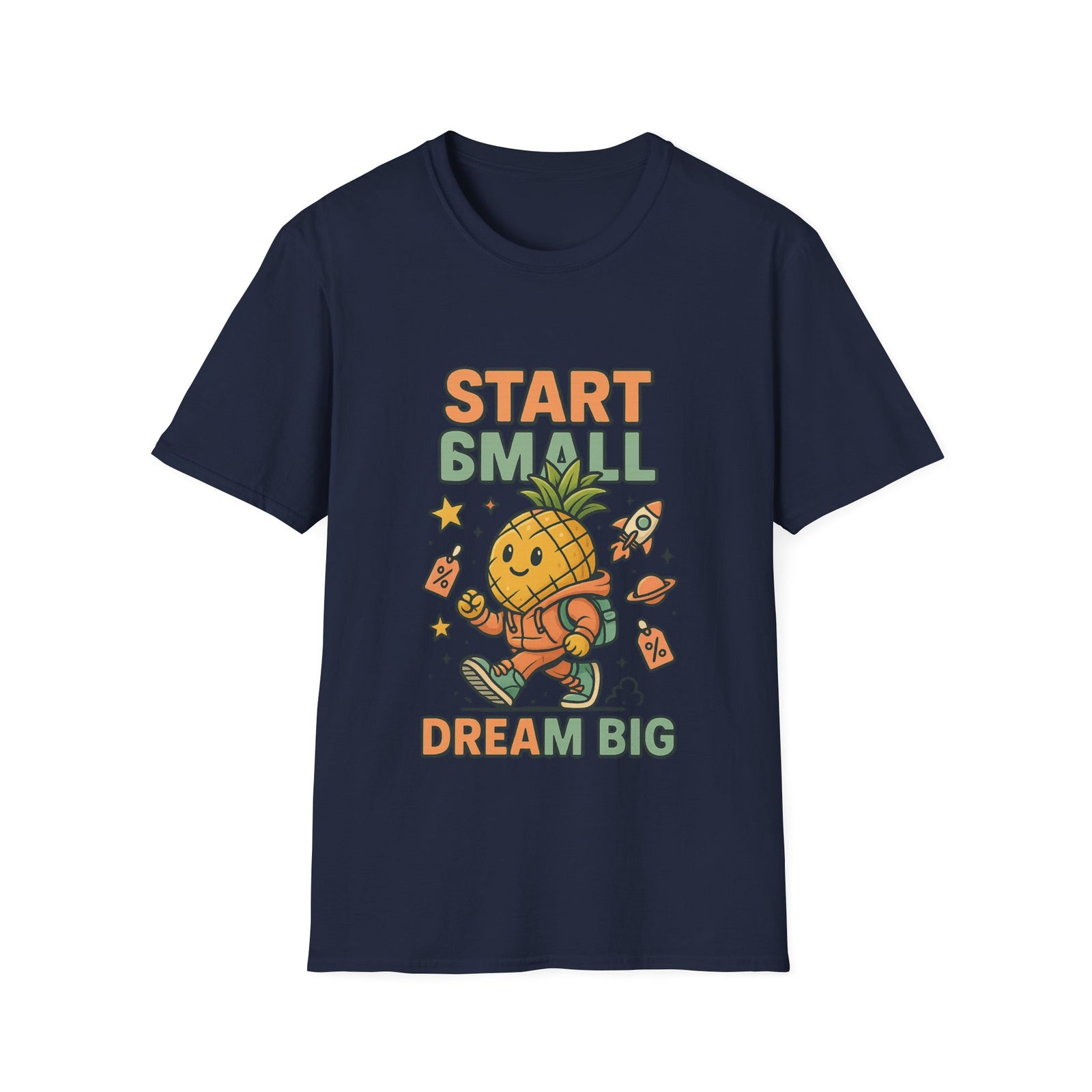 Cute Pineapple Motivational Unisex T-Shirt, Fun Graphic Tee, Inspirational Shirt, Gift for Dreamers, Casual Wear