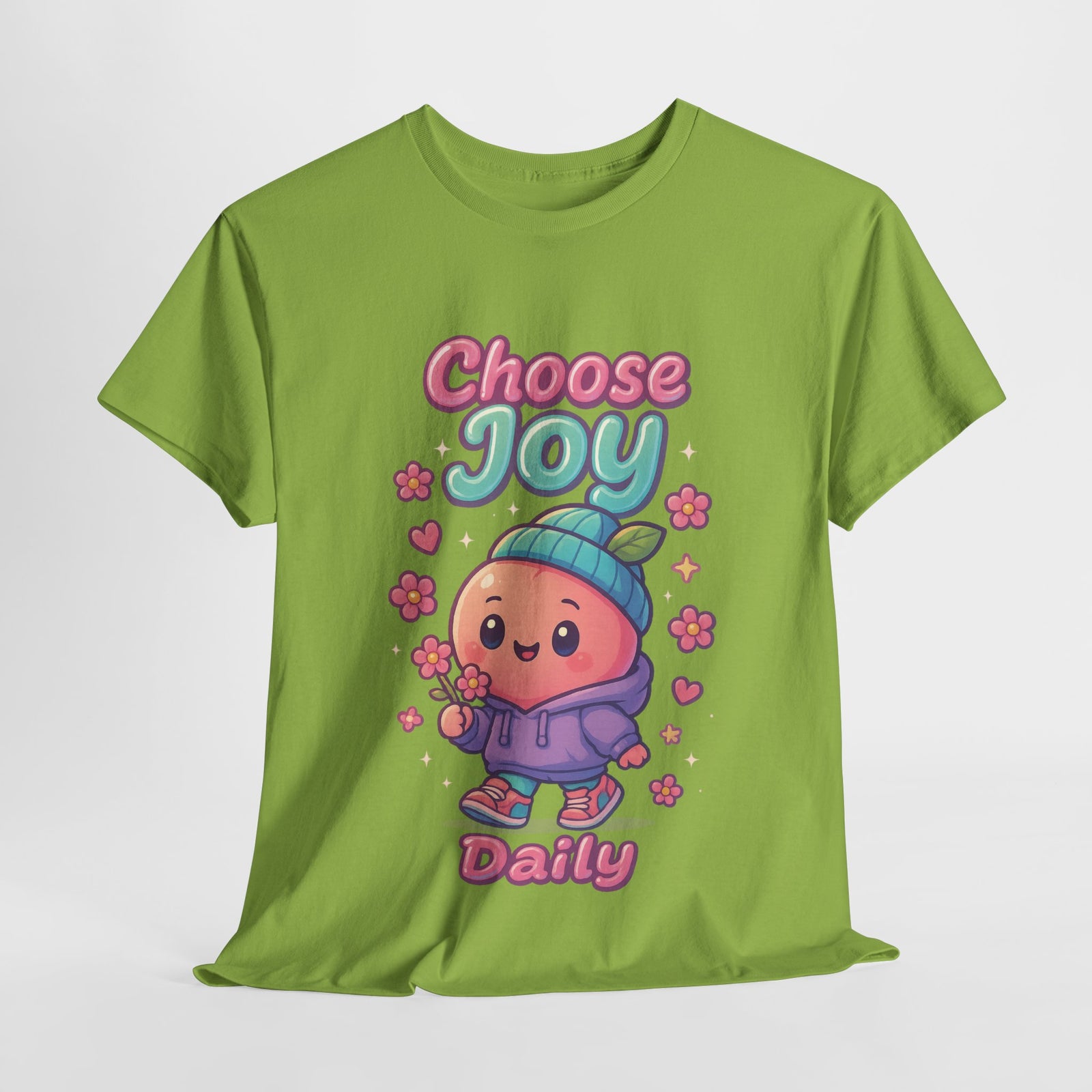 Cute 'Choose Joy Daily' Unisex Tee, Happy Shirt, Gift for Friends, Positive Vibes, Everyday Wear, Cheerful Apparel