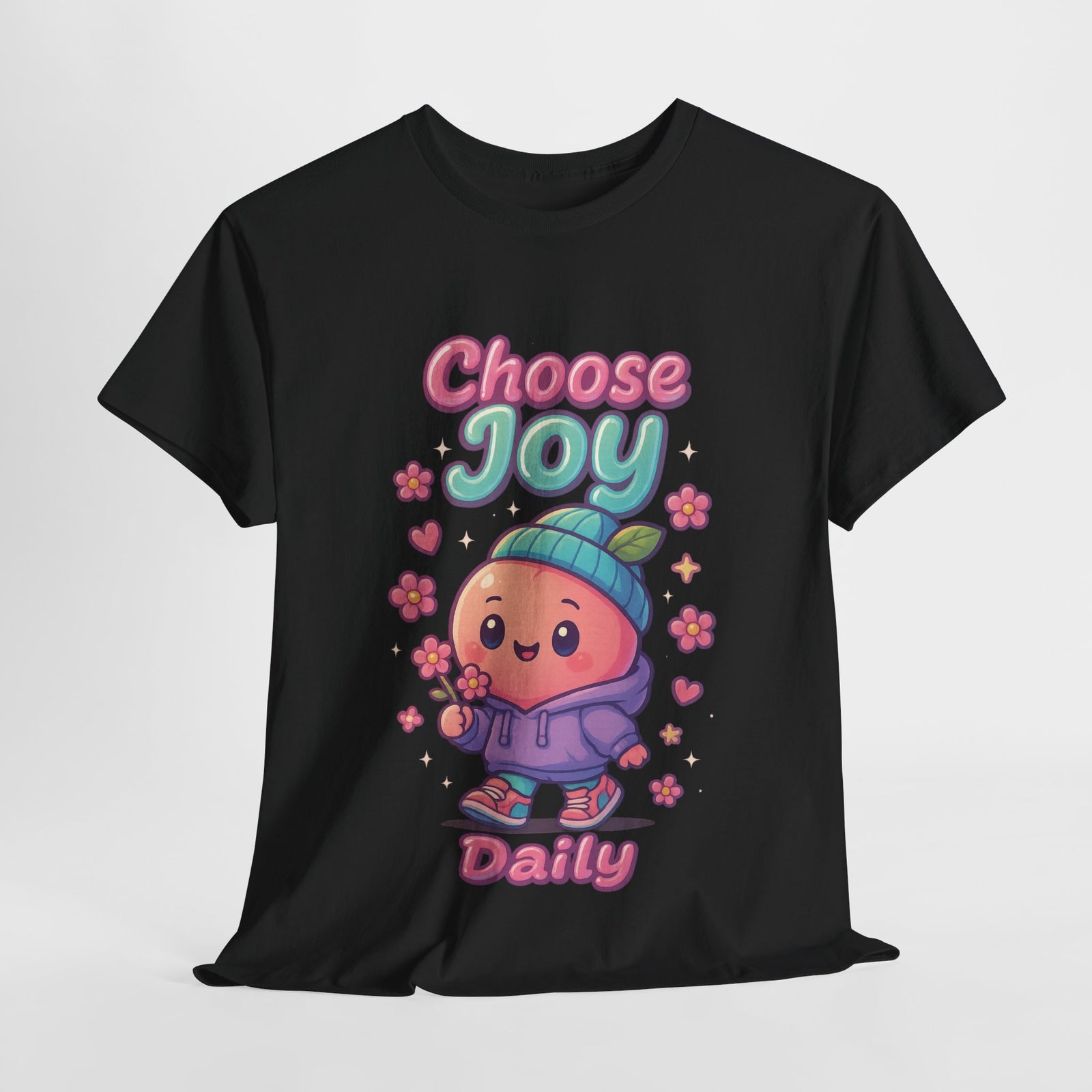 Cute 'Choose Joy Daily' Unisex Tee, Happy Shirt, Gift for Friends, Positive Vibes, Everyday Wear, Cheerful Apparel