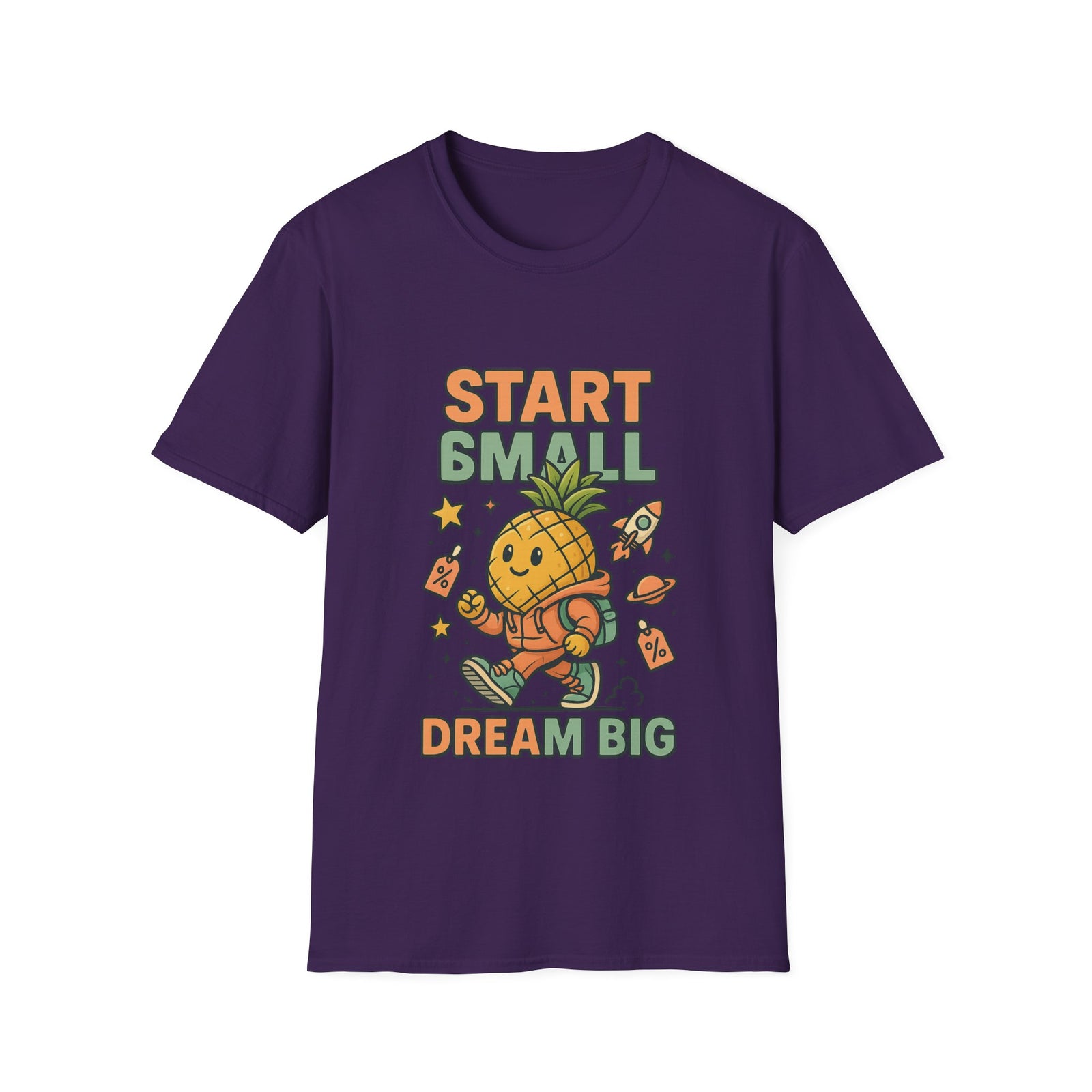 Cute Pineapple Motivational Unisex T-Shirt, Fun Graphic Tee, Inspirational Shirt, Gift for Dreamers, Casual Wear