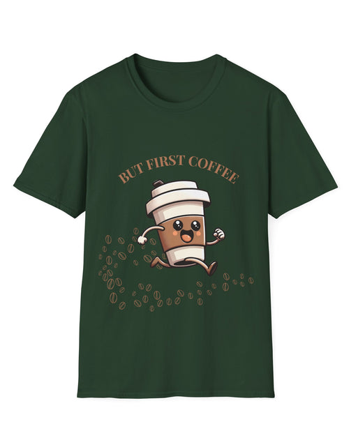 Load image into Gallery viewer, Funny Coffee Lover T-Shirt, Unisex Graphic Tee for Coffee Enthusiasts, Great Gift for Birthdays, Holidays, or Just Because
