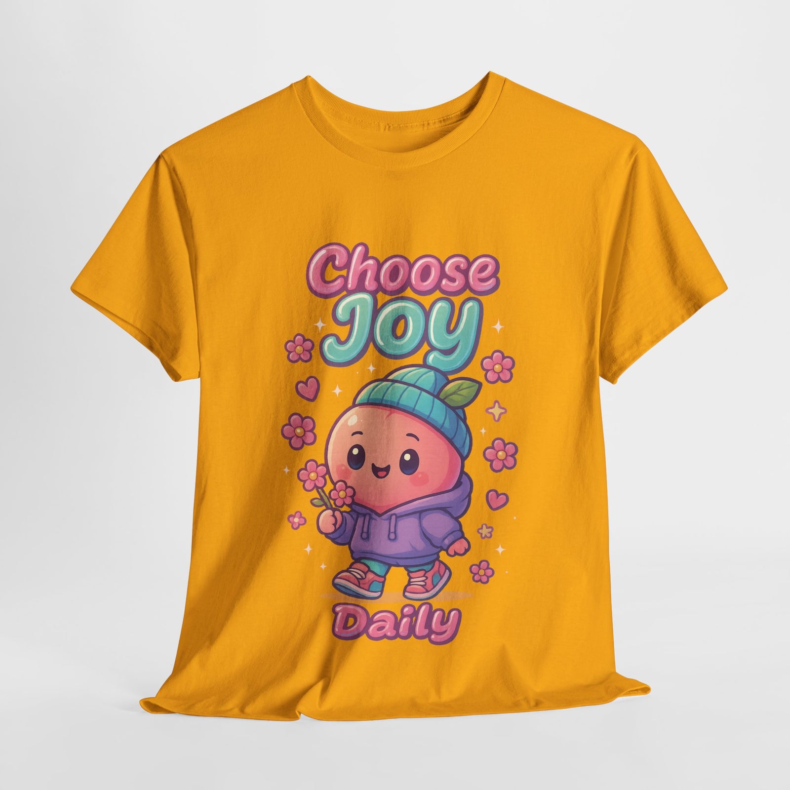 Cute 'Choose Joy Daily' Unisex Tee, Happy Shirt, Gift for Friends, Positive Vibes, Everyday Wear, Cheerful Apparel