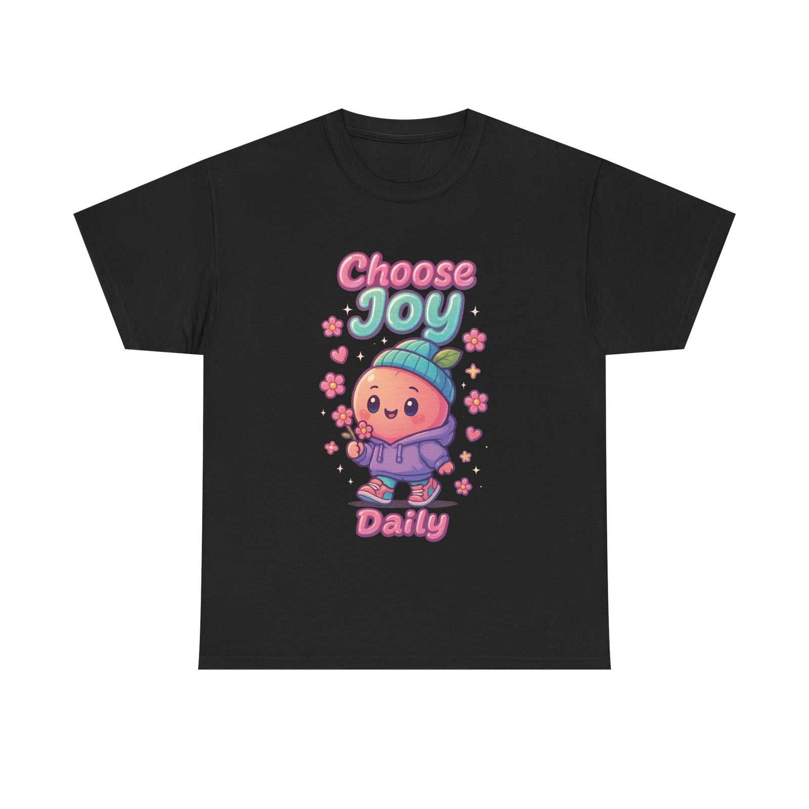 Cute 'Choose Joy Daily' Unisex Tee, Happy Shirt, Gift for Friends, Positive Vibes, Everyday Wear, Cheerful Apparel