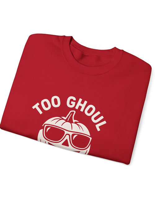 Load image into Gallery viewer, Halloween-Themed Crewneck Sweatshirt, Spooky Sweatshirt, Comfortable Fall Apparel, Gifts for Students, Unisex Halloween Clothing

