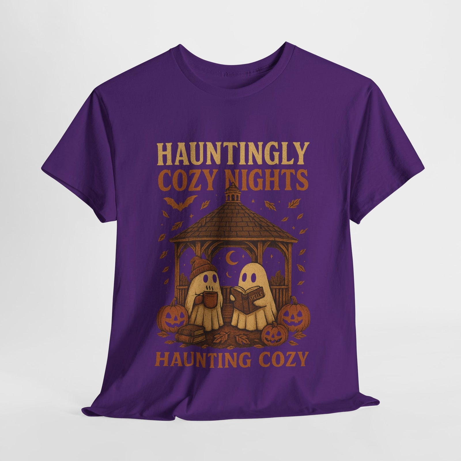 Cozy Halloween Tee, Unisex T-Shirt for Fall, Autumn Layering, Halloween Nights Celebration Shirt, Spooky Vibes, Pumpkin Lovers Gift