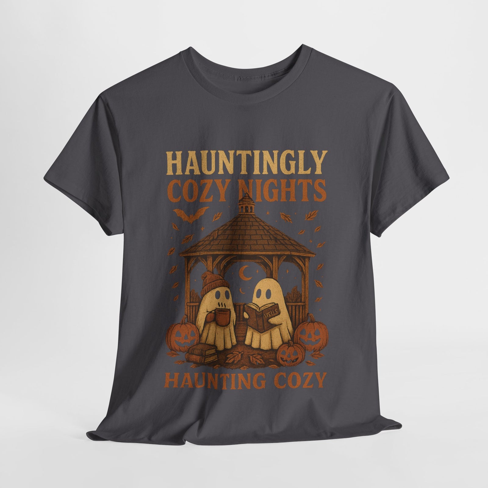 Cozy Halloween Tee, Unisex T-Shirt for Fall, Autumn Layering, Halloween Nights Celebration Shirt, Spooky Vibes, Pumpkin Lovers Gift
