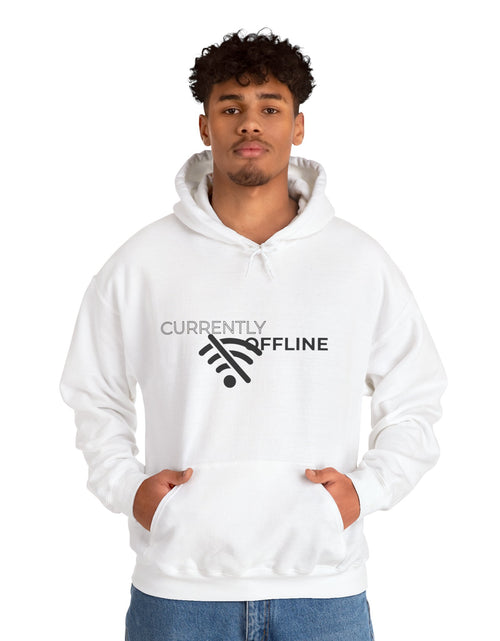 Load image into Gallery viewer, Currently Offline Unisex Heavy Blend Hoodie, Cozy Sweatshirt Gift, Casual Loungewear, Relaxed Fashion, Streetwear, Relaxation Apparel

