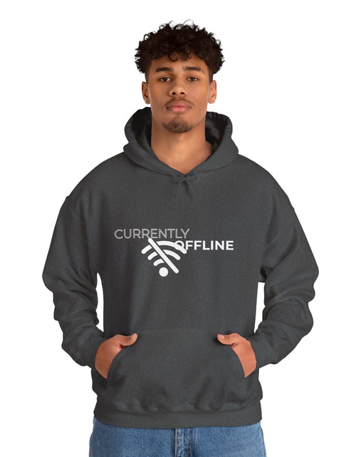 Load image into Gallery viewer, Currently Offline Unisex Heavy Blend Hoodie, Cozy Sweatshirt Gift, Casual Loungewear, Relaxed Fashion, Streetwear, Relaxation Apparel

