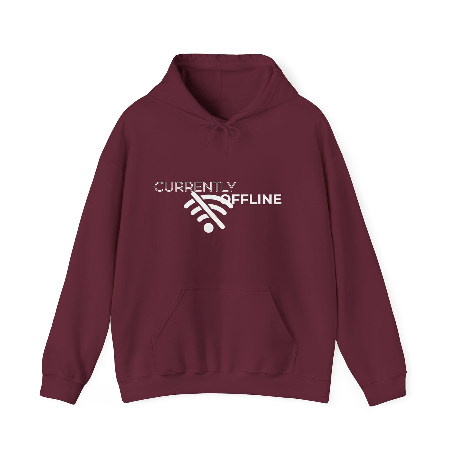 Currently Offline Unisex Heavy Blend Hoodie, Cozy Sweatshirt Gift, Casual Loungewear, Relaxed Fashion, Streetwear, Relaxation Apparel