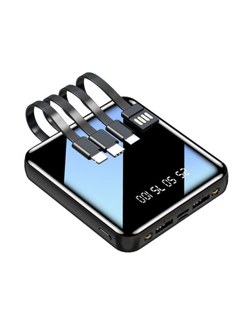 Load image into Gallery viewer, Mini Power Bank with inbuilt Line
