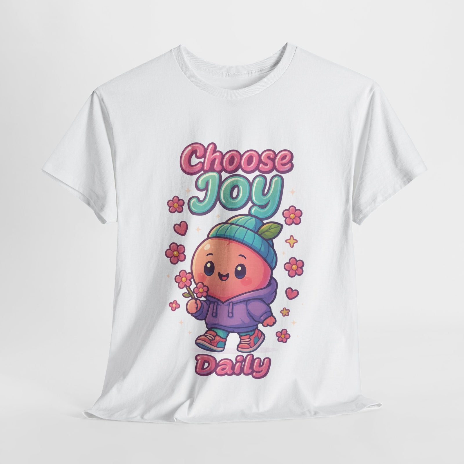 Cute 'Choose Joy Daily' Unisex Tee, Happy Shirt, Gift for Friends, Positive Vibes, Everyday Wear, Cheerful Apparel