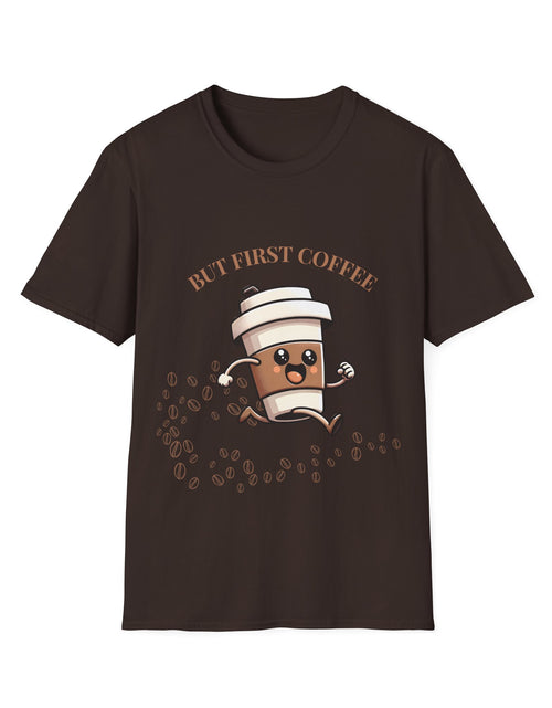 Load image into Gallery viewer, Funny Coffee Lover T-Shirt, Unisex Graphic Tee for Coffee Enthusiasts, Great Gift for Birthdays, Holidays, or Just Because
