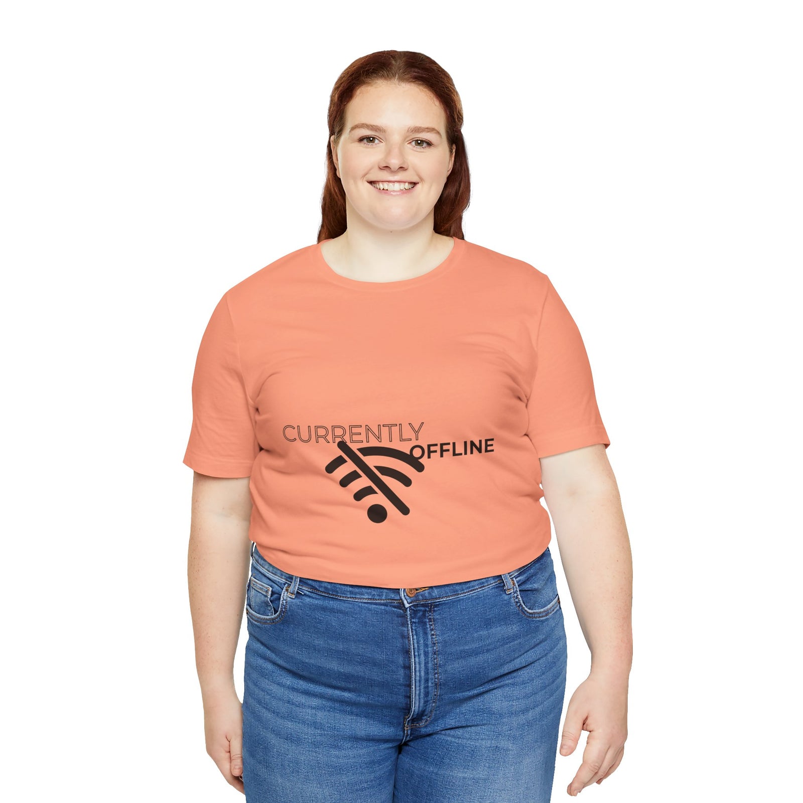 Currently Offline Unisex Tee, Casual Shirt, Comfortable T-Shirt, Tech Humor Clothing, Gift for Gamers, Relaxed Fit Apparel
