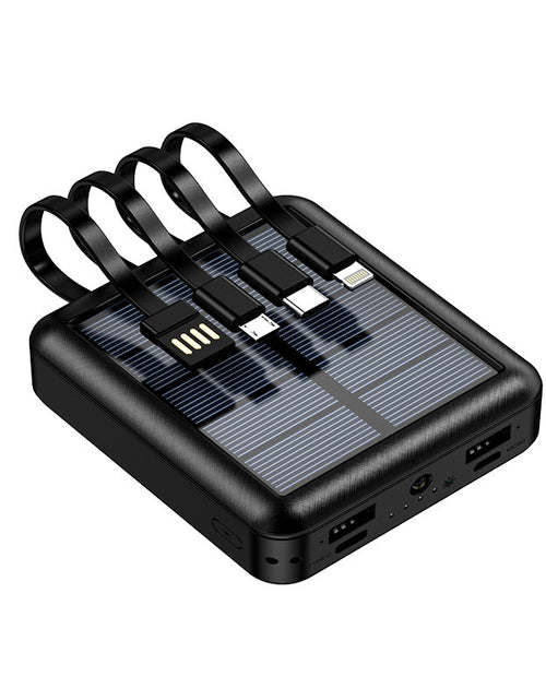 Load image into Gallery viewer, Mini Portable Power Bank With Solar Cable
