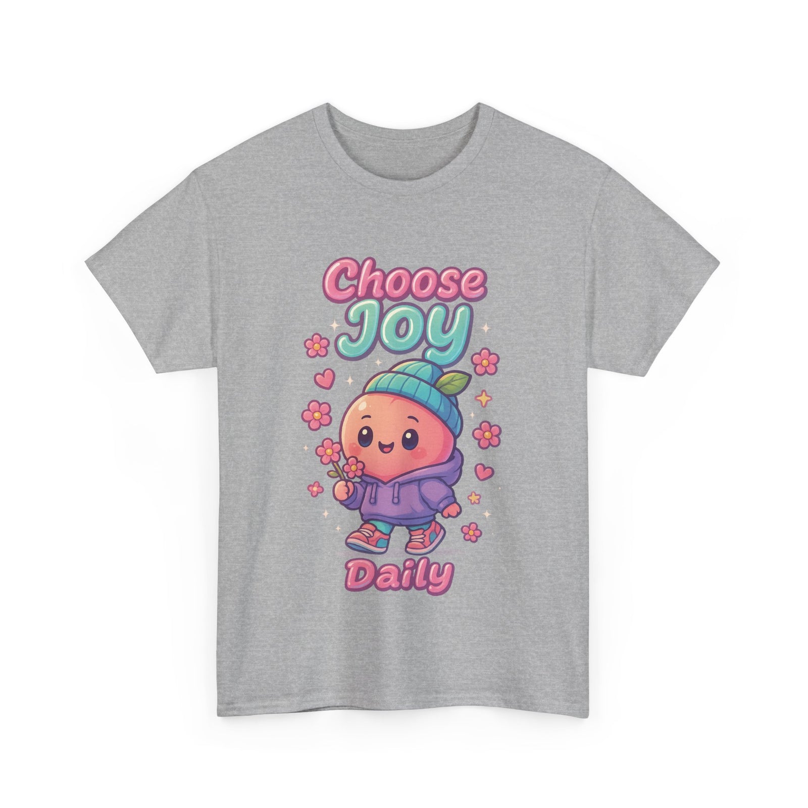 Cute 'Choose Joy Daily' Unisex Tee, Happy Shirt, Gift for Friends, Positive Vibes, Everyday Wear, Cheerful Apparel